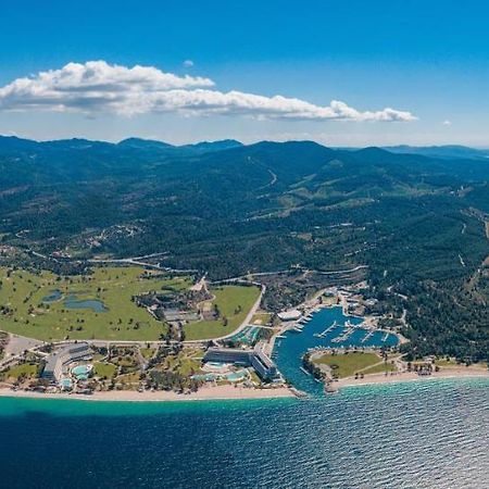 Porto Carras Meliton Hotel Neos Marmaras Exterior foto Aerial view of the port of Portals Nous