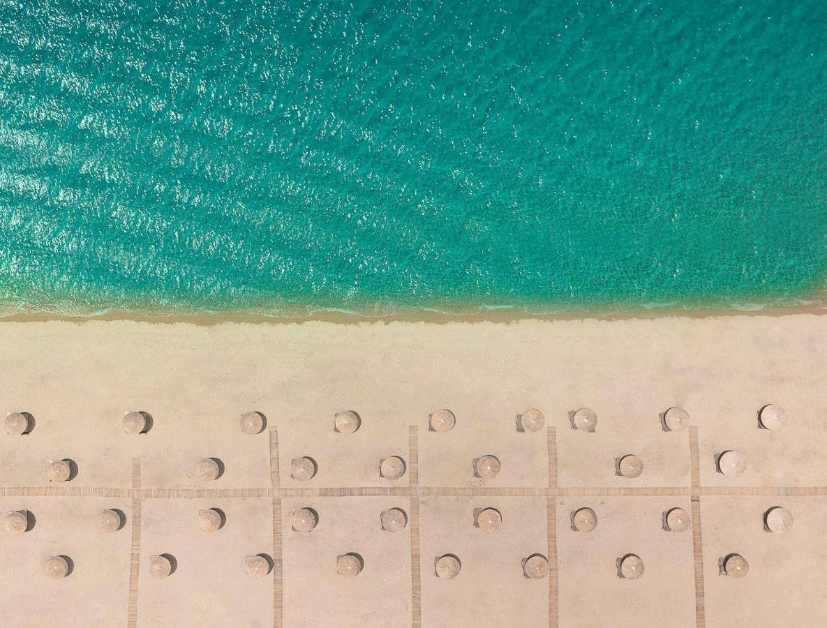 Porto Carras Meliton Hotel Neos Marmaras Exterior foto Aerial view of the beach