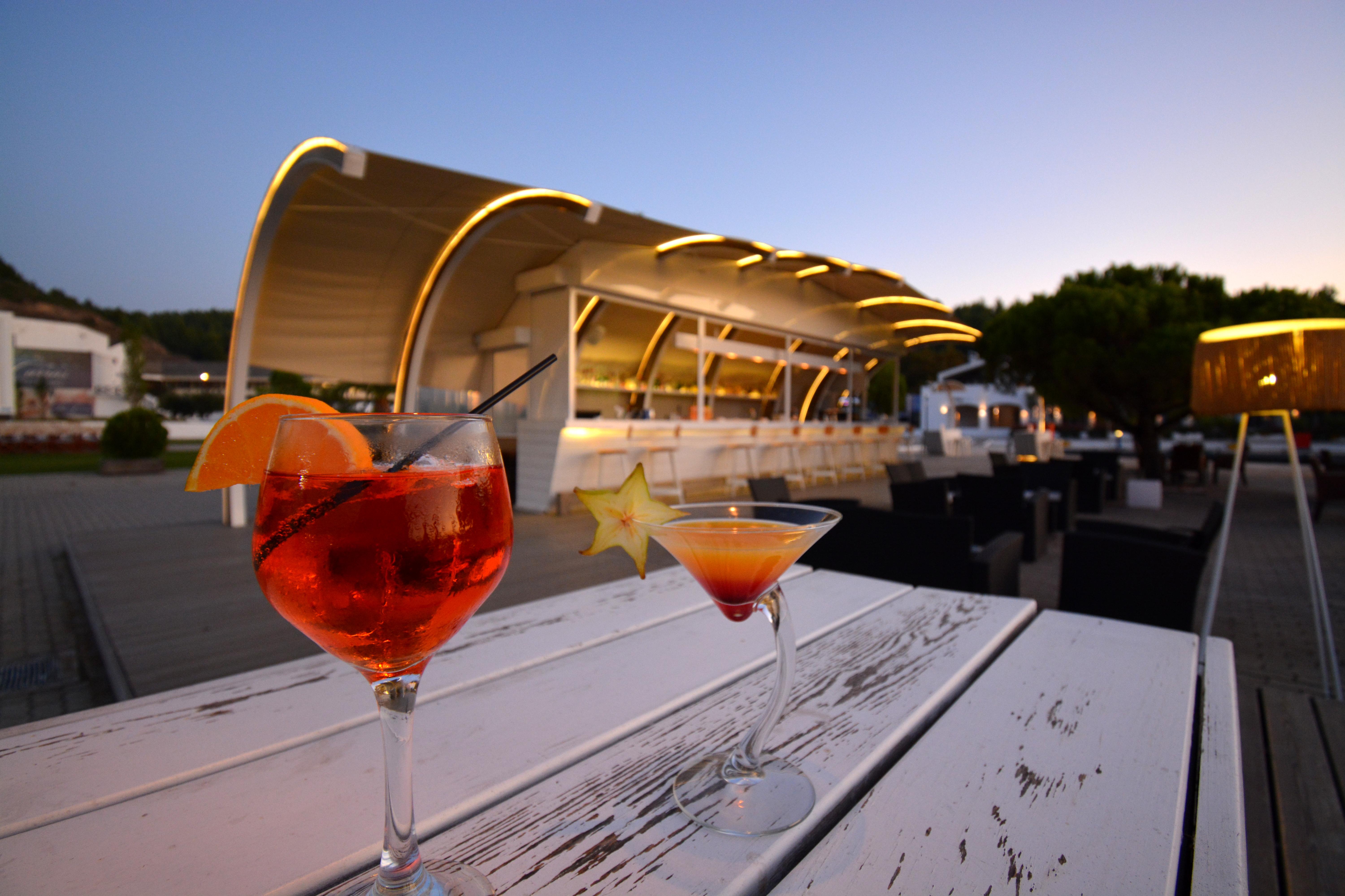 Porto Carras Meliton Hotel Neos Marmaras Exterior foto The bar at the airport